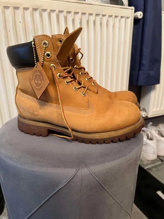 Ghete Timberland Premium 6 Inch Piele
