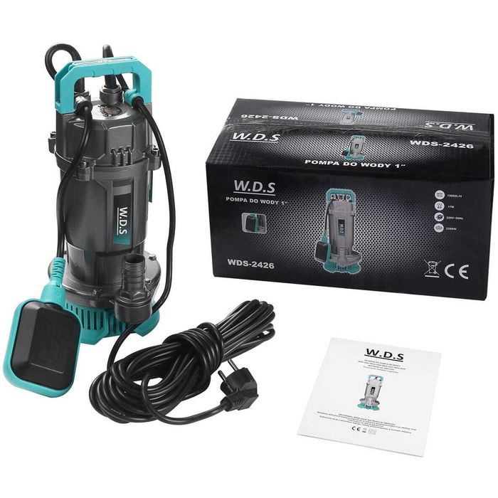 Pompa de apa cu plutitor, 2200W 1" 15000l/h, Kraft