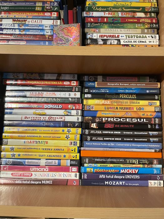 Filme de copii si de actiune originale DVD, 10 lei/per film