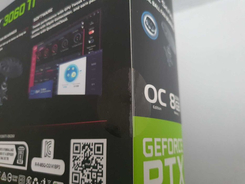 Placa video Gaming Asus Nvidia RTX 3060 Ti 8GB OC 256bit Sigilata Noua