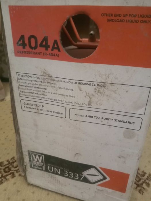 Frion 404 madel 7 kg bor ichida haladilnik uchn frion