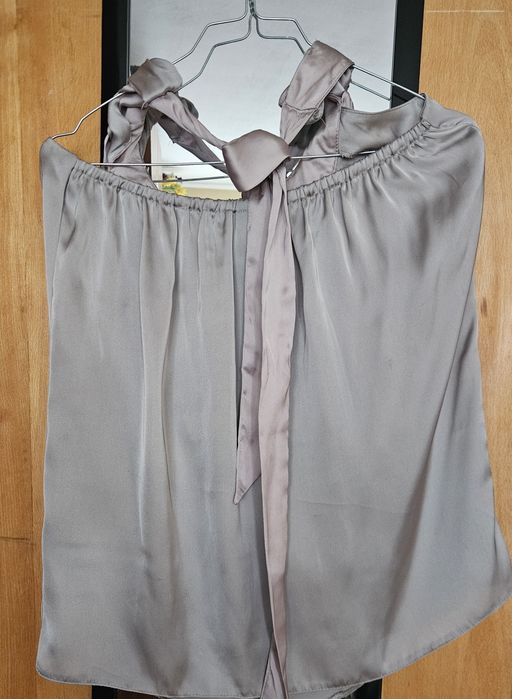 Maieu satin pictat manual