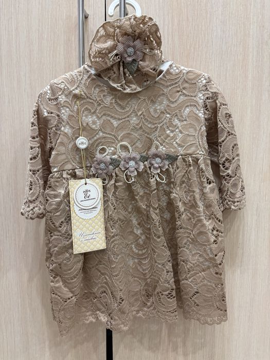 Платье на девочку,гепюр