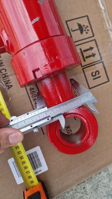 Cilindru hidraulic 640 mm strâns tija 50 mm grosime diametru bolt 40 m