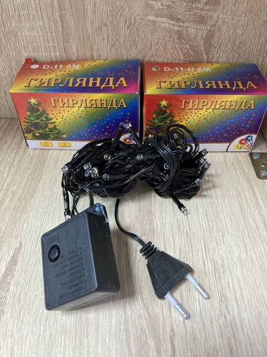 Гирлянды для елки шторы окно и.т.д