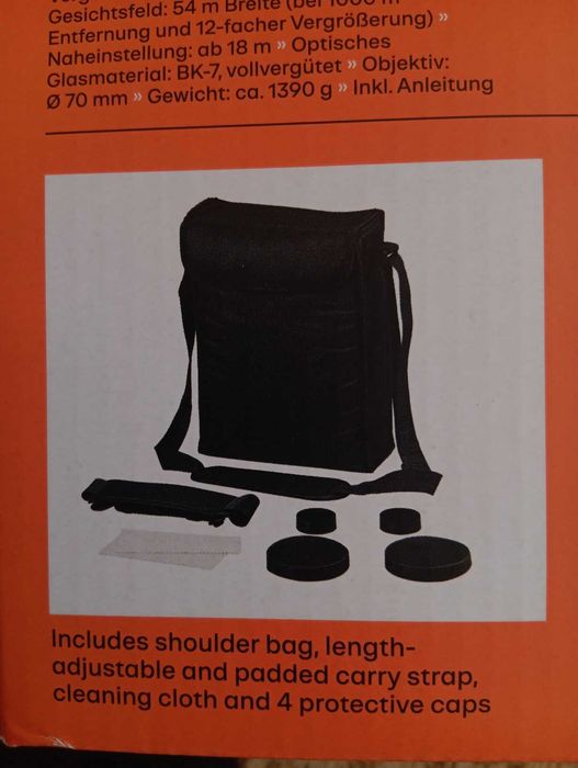 Binoclu cu zoom 12-36 x 70 NOU