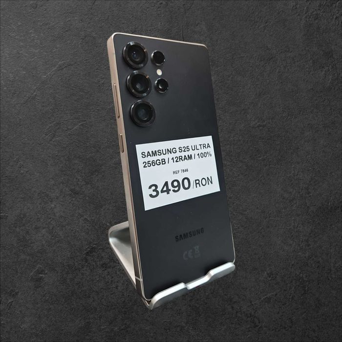 Samsung S25 ULTRA 256GB 12RAM 100% (4buc) / Amanet Tulcea
