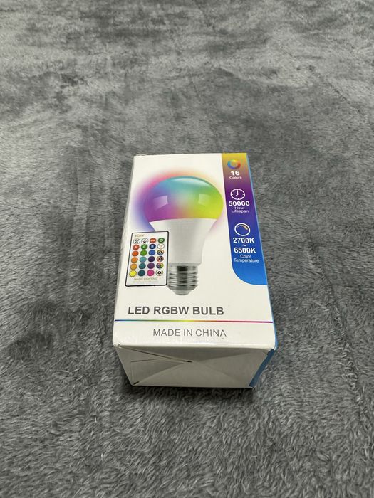 RGB лампа с пультом