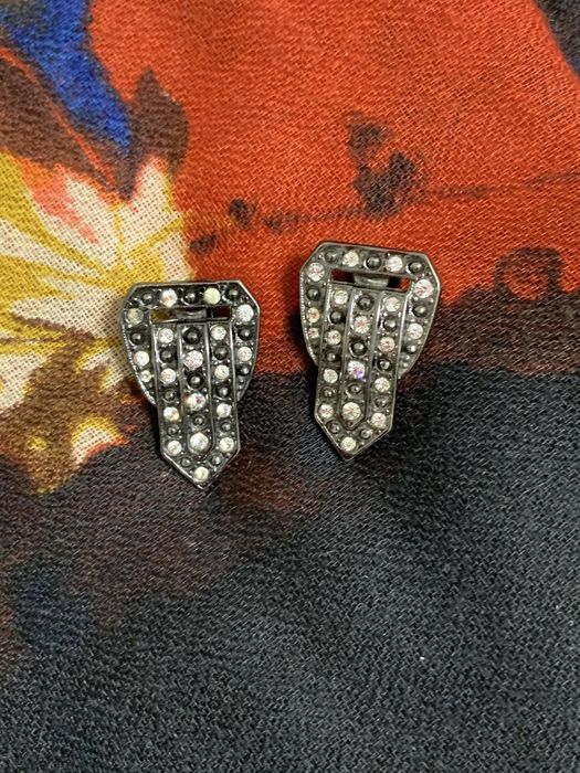 Винтажные клипсы и серьги