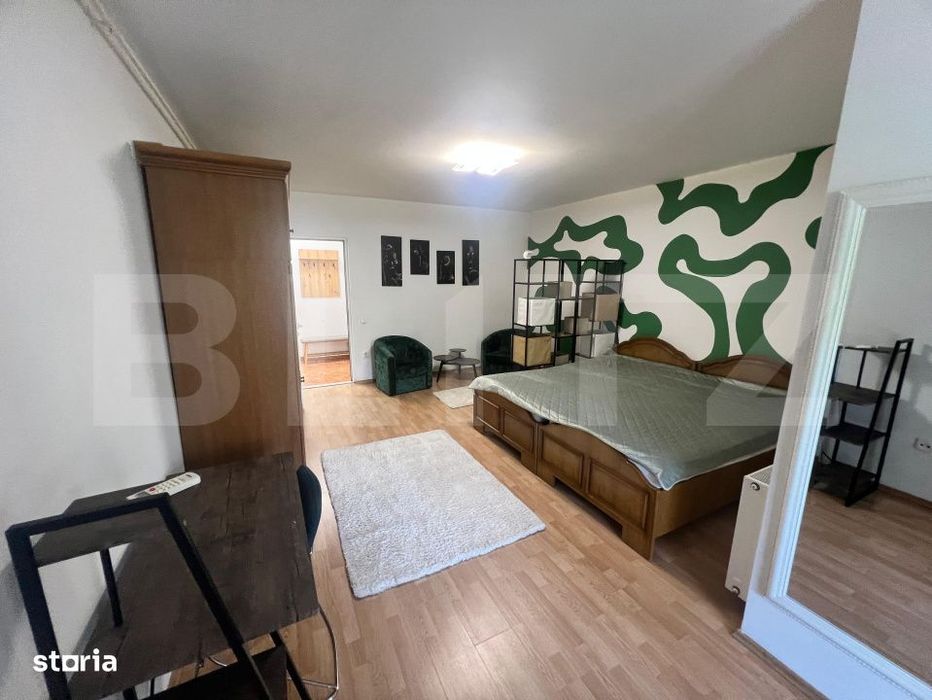 Apartament cu 1 camera, 42 mp, decomandat, AC, parcare– Zorilor