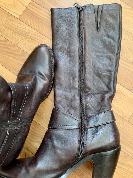 Продам сапоги, Германия, кожа. Обмен