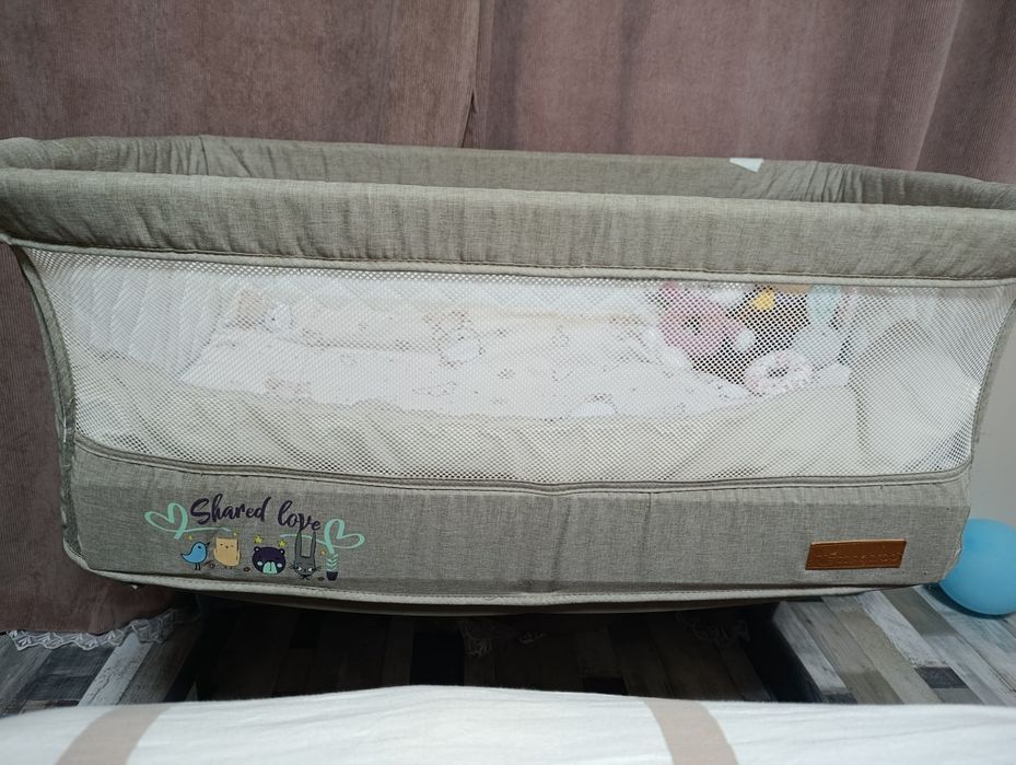 Бебешко кошче за сън с подвижна страница