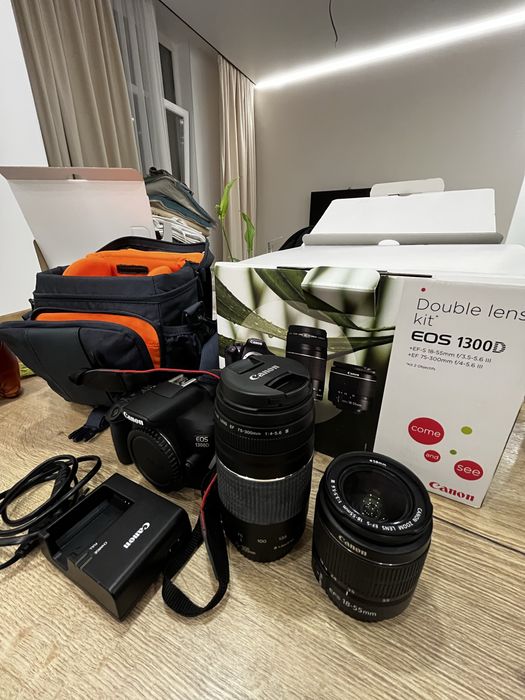Продается фотоаппарат Canon EOS 1300D