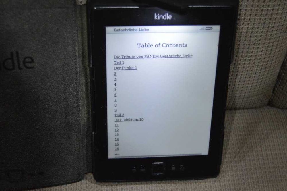 Amazon Kindle 4th Gen – Ultra-ușor și Simplu Butoane Fizice wifi, husa cu iluminare
