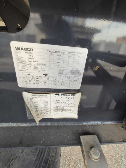 Daf xf 2014 euro 5 eev, 2 bene basculabile Wielton / Mega