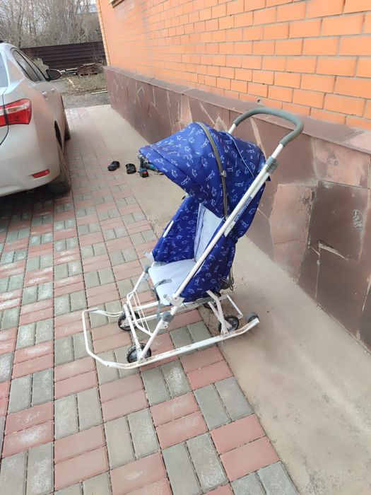 Коляска саньки продам