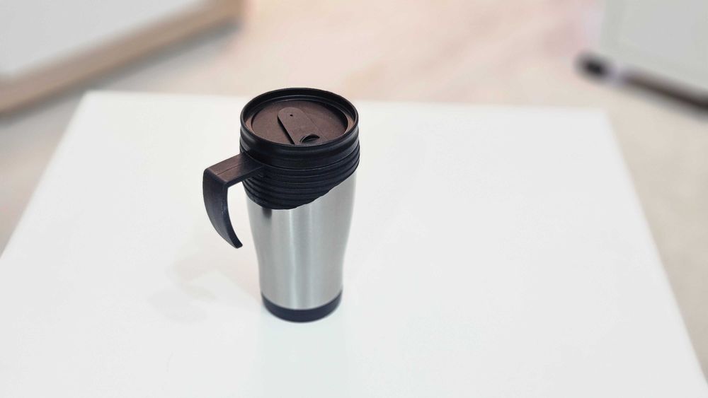 Cana termos 450 ml inox cu maner