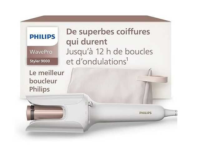 Автостайлер автоматична маша за коса серия 9000 Philips WavePro BHB968/00