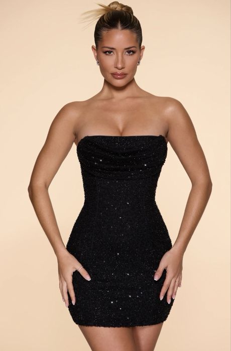 Рокля oh polly черна