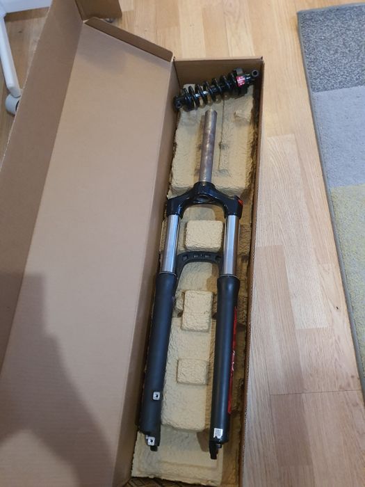 Furca si suspensii full Rockrider ST500