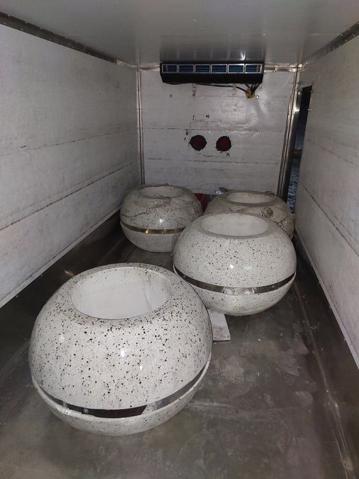 Tuvak/guldon/kashpo/betondan