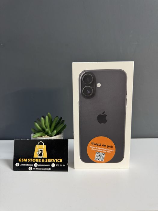 Iphone 16 128Gb Black Nou Desigilat Garantie Gsm Store&Service