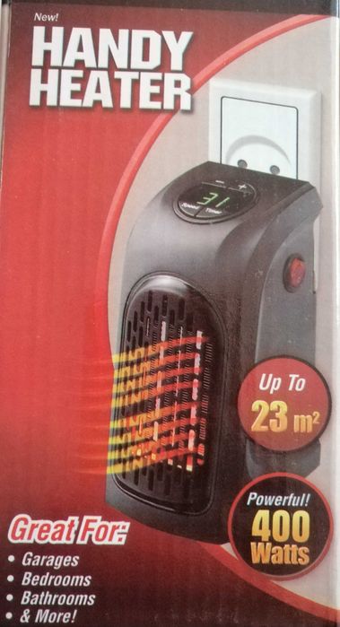 Промоция! Нов компактен отоплителен уред Handy Heater 400 вата.