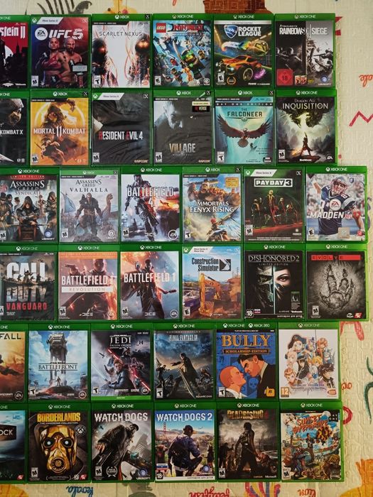 Xbox one и series x игры на дисках