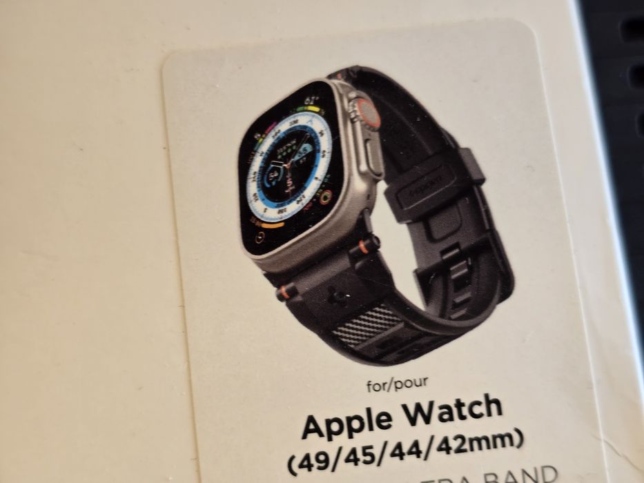 Каишки за Apple Watch Ultra Titanium Milanese Loop L Silicone Blue