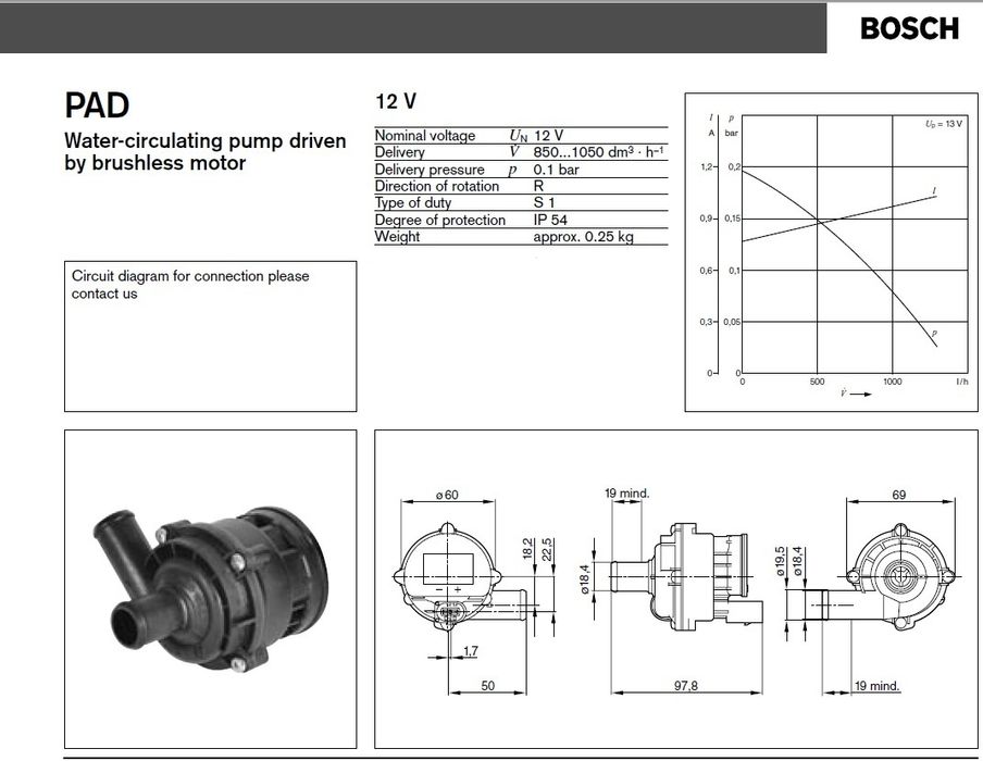 Помпа электрическая (насос) дополнительная.
