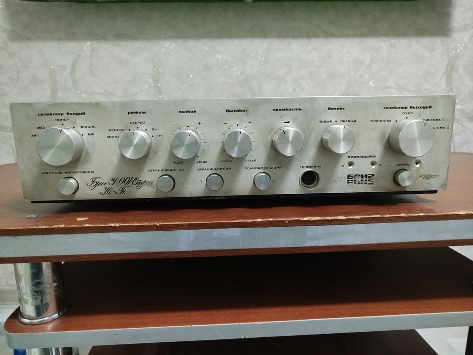 Колонки S-90 и усилитель Бриг У001