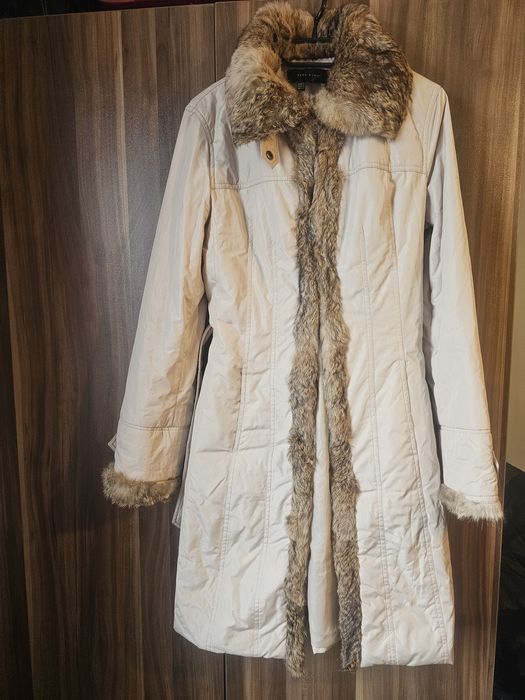 ZARA дамско яке със  заешка кожа