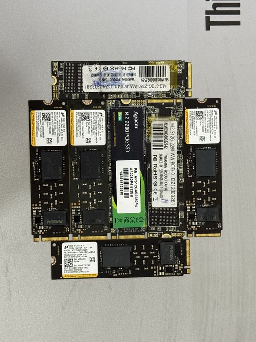SSD M.2 NVMe 512GB (как новый)