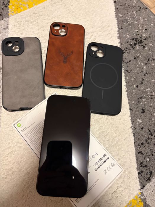 Iphone 15 128GB с три калъфа подарък
