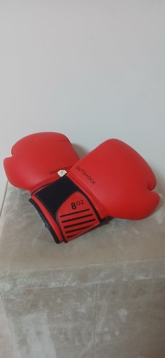 Mănuși box 8OZ roșu
