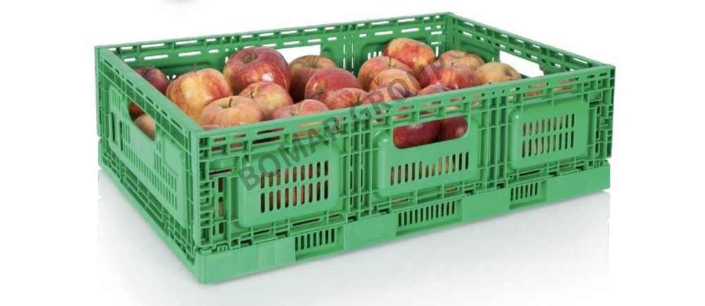 Пластмасова сгъваема каса (касетка) за плод и зеленчук 40х30 или 40х60