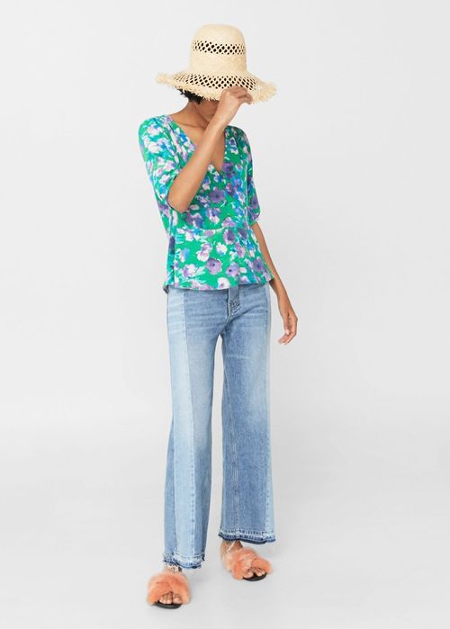 Bluza print floral Mango