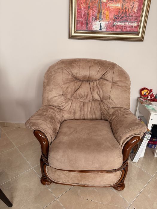 Диван тройка, двойка и два фотьойла