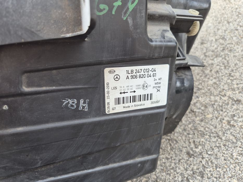 Ляв десен фар Мерцедес Спринтер фарове Mercedes Sprinter