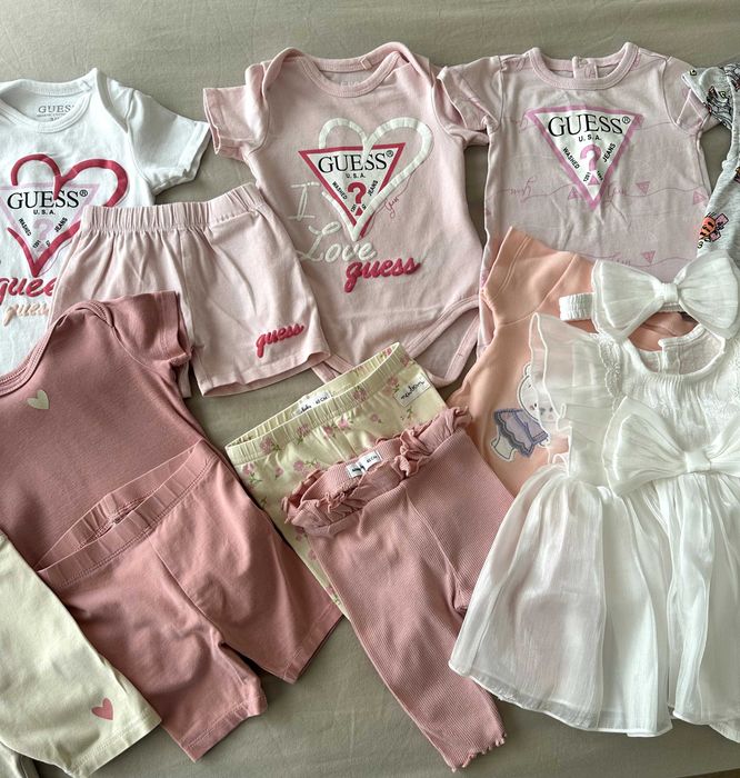 Бебешки летен лот 1-3 мес. - Guess, H&M и др.