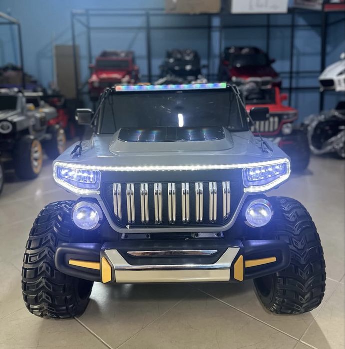 НОВИНКА! |Детская машина Джип дрифтить с блутузом| двухместный |