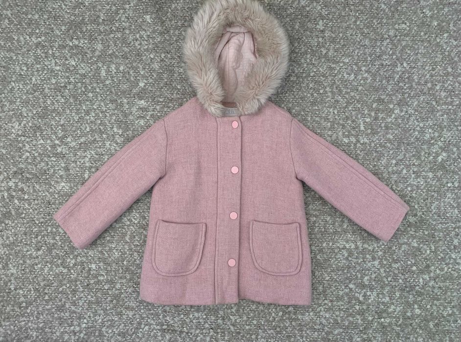 Вълнено палто за момиче ZARA - 110 см