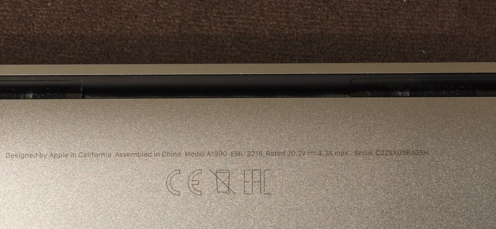 MacBook Pro 15 I7 2018