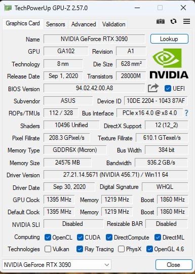 i9 14900kf / RTX 3090 24GB / DDR5 48GB
