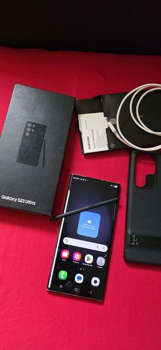 Samsung Galaxy S23 Ultra 256GB 8GB RAM Black ПЪЛЕН КОМПЛЕКТ!