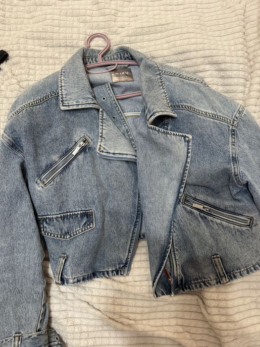 Дамско дънково яке