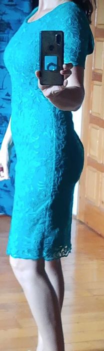 Rochie Gina Bacconi, verde smarald mărimea S-M