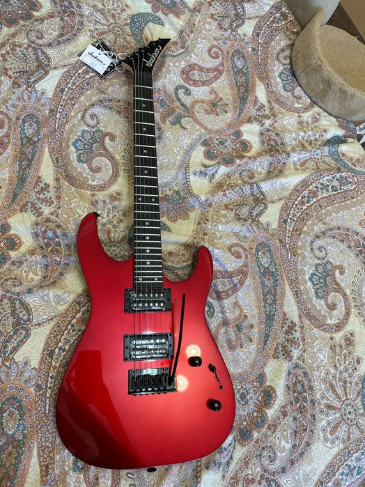 Jackson js12 dinky red metallic электрогитара