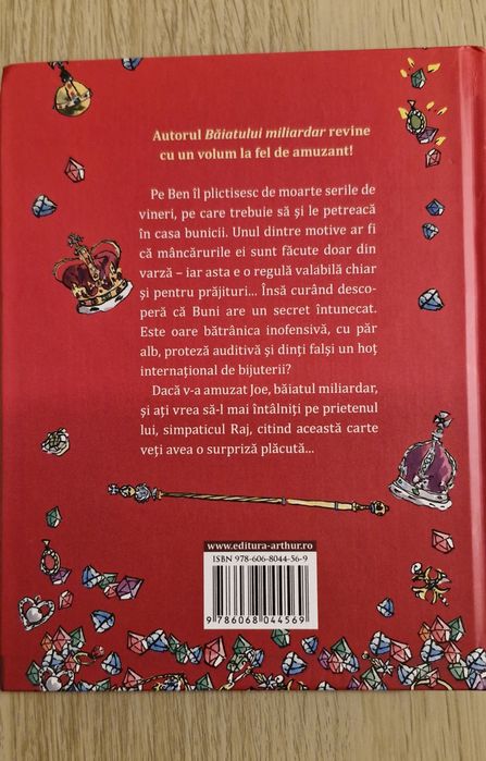 Bunicuța hoțomana - de David Walliams  - Editura Arthur