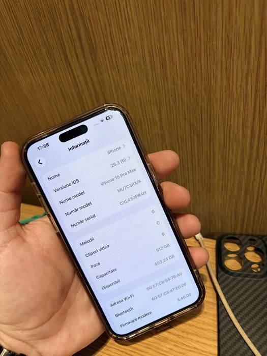 Schimb 15 pro max 512 gb